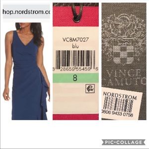 Vince Camuto Navy Evening Gown